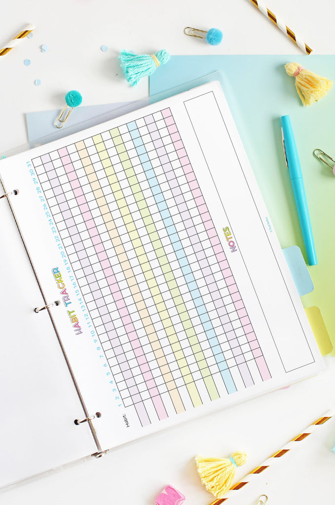 2025 Bright Planner – Teal Notes