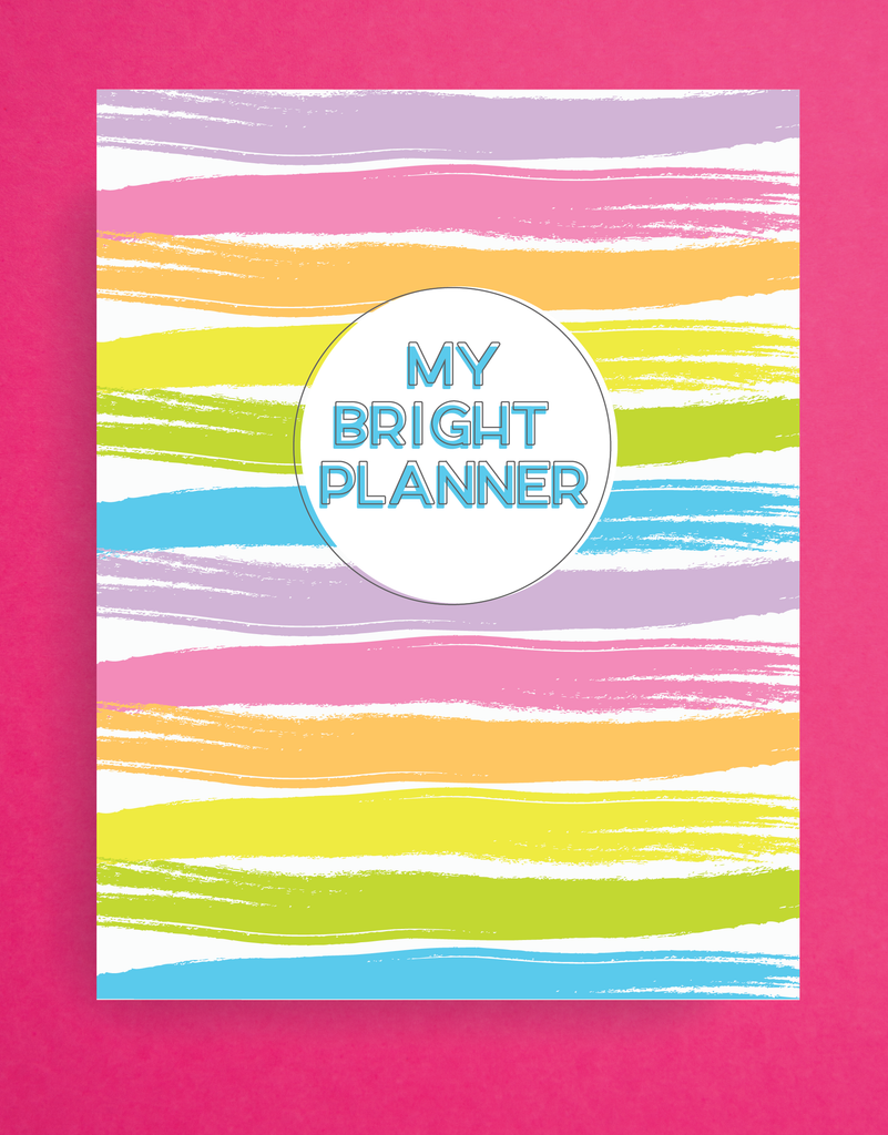 2023 Bright Planner – Teal Notes