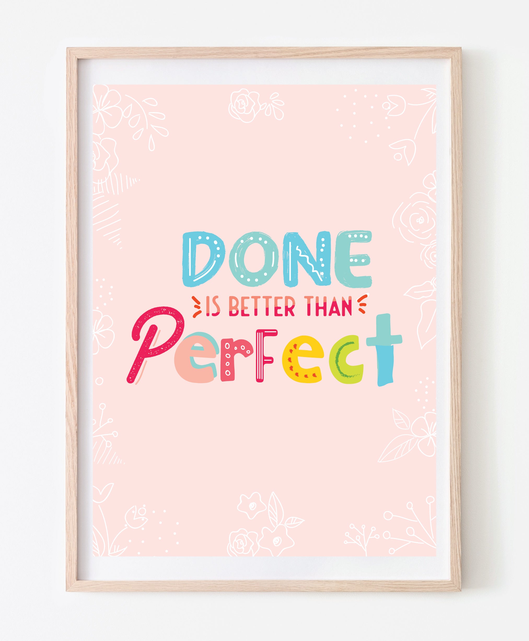 Wall Art Teal Notes