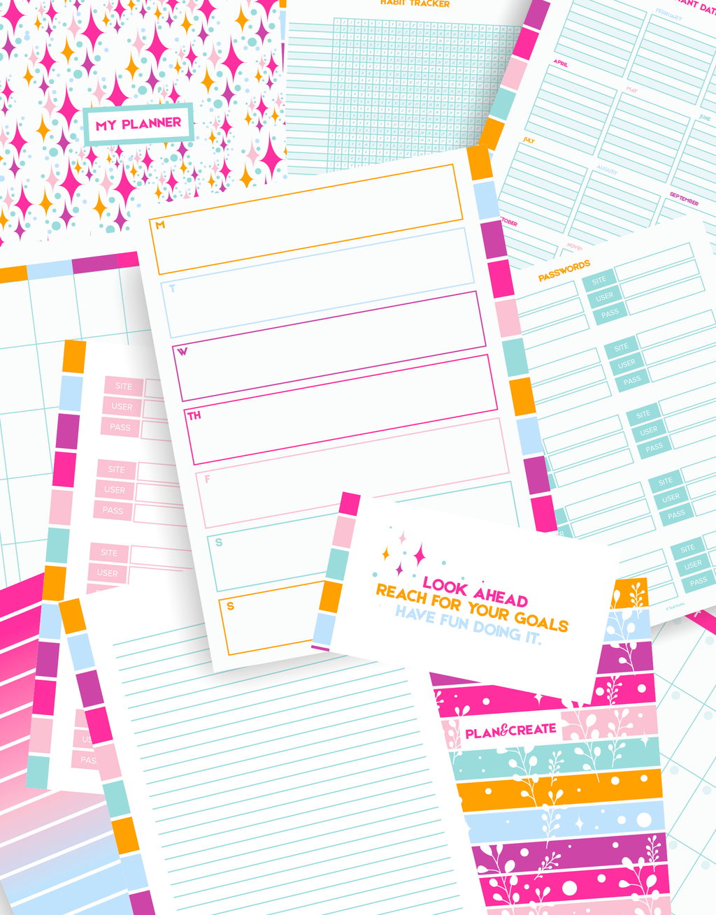 Plan & Create Printable Planner Kit
