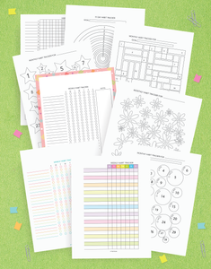 10 Page Habit Tracker Printable Kit