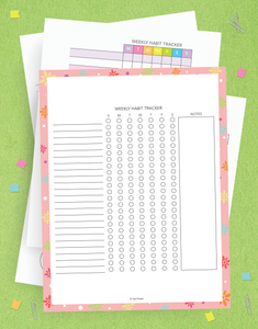 10 Page Habit Tracker Printable Kit