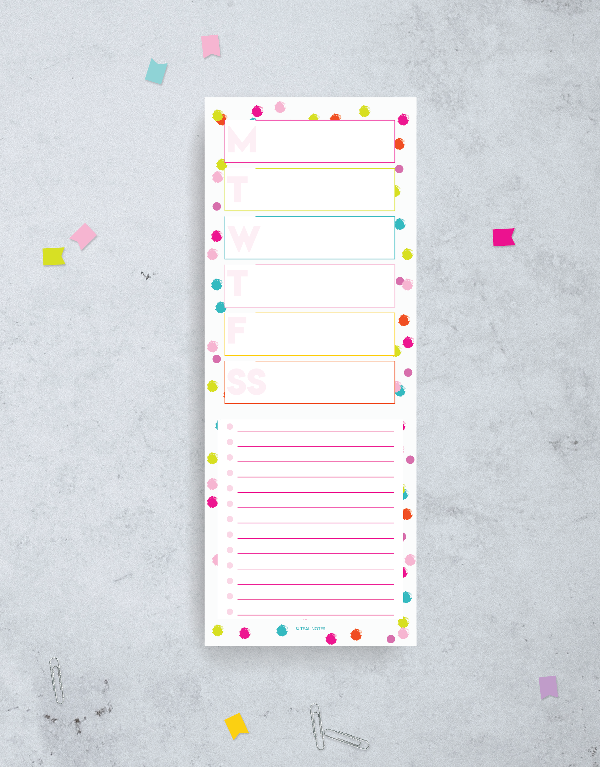 meal planner inserts printables