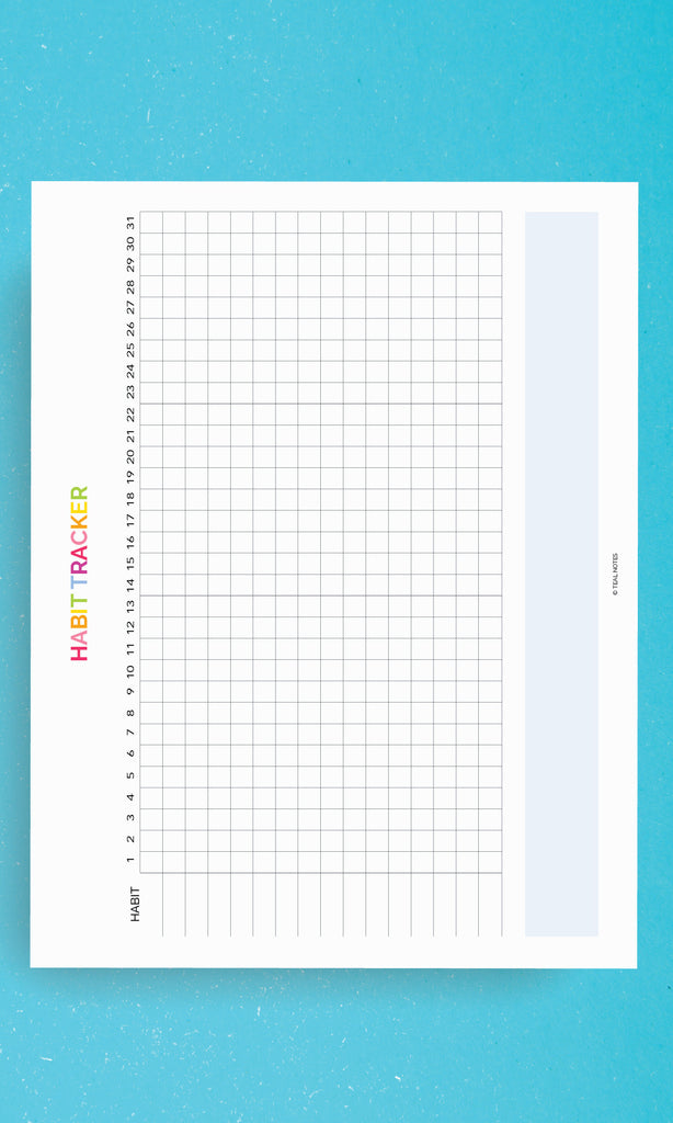 My Printable Planner | 20 Page Set – Teal Notes