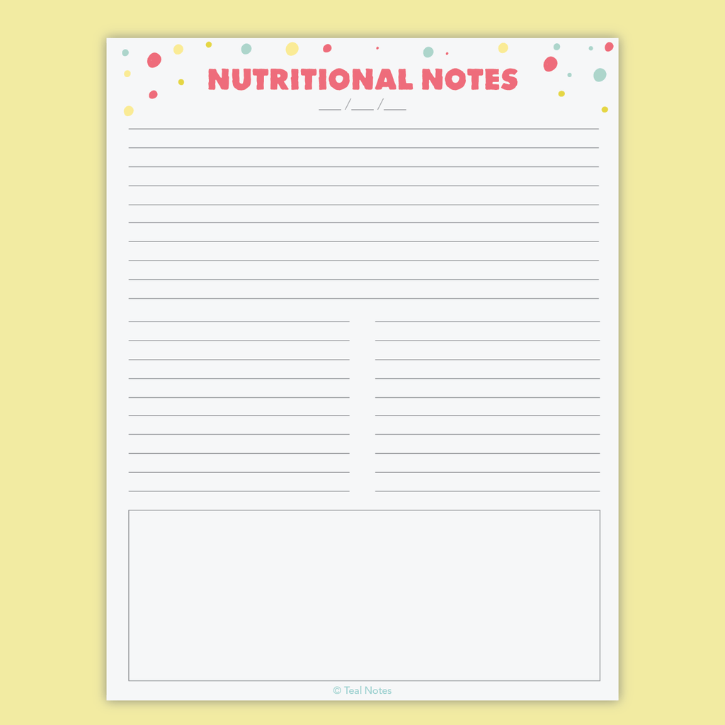 The Ultimate Meal Planner Kit – Teal Notes