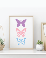 Butterfly wall art cutouts