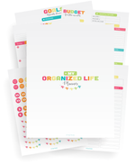 organized life planner | life organizer printables | life planner printables | kit life planner | the organized life