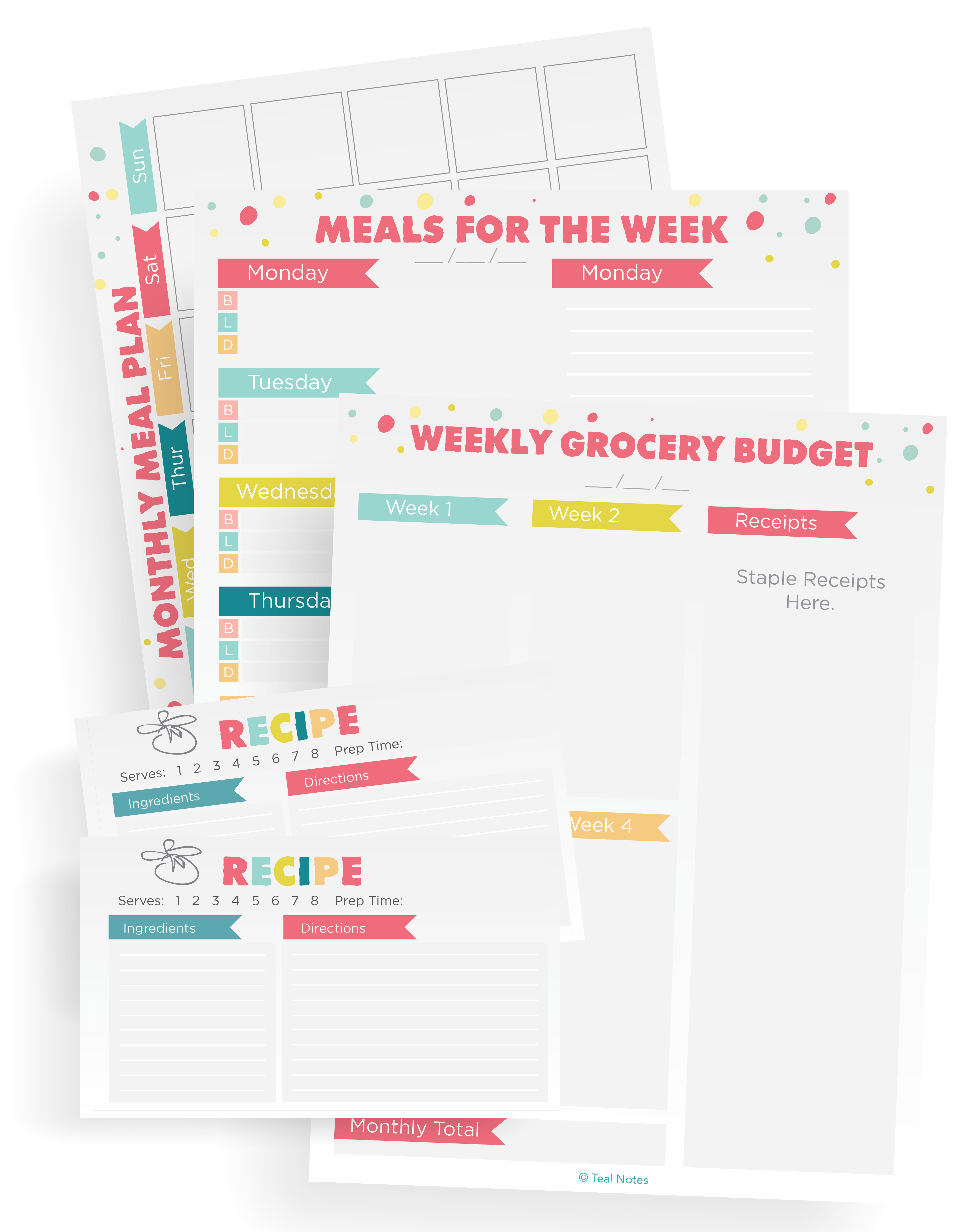The Ultimate Meal Planner Kit