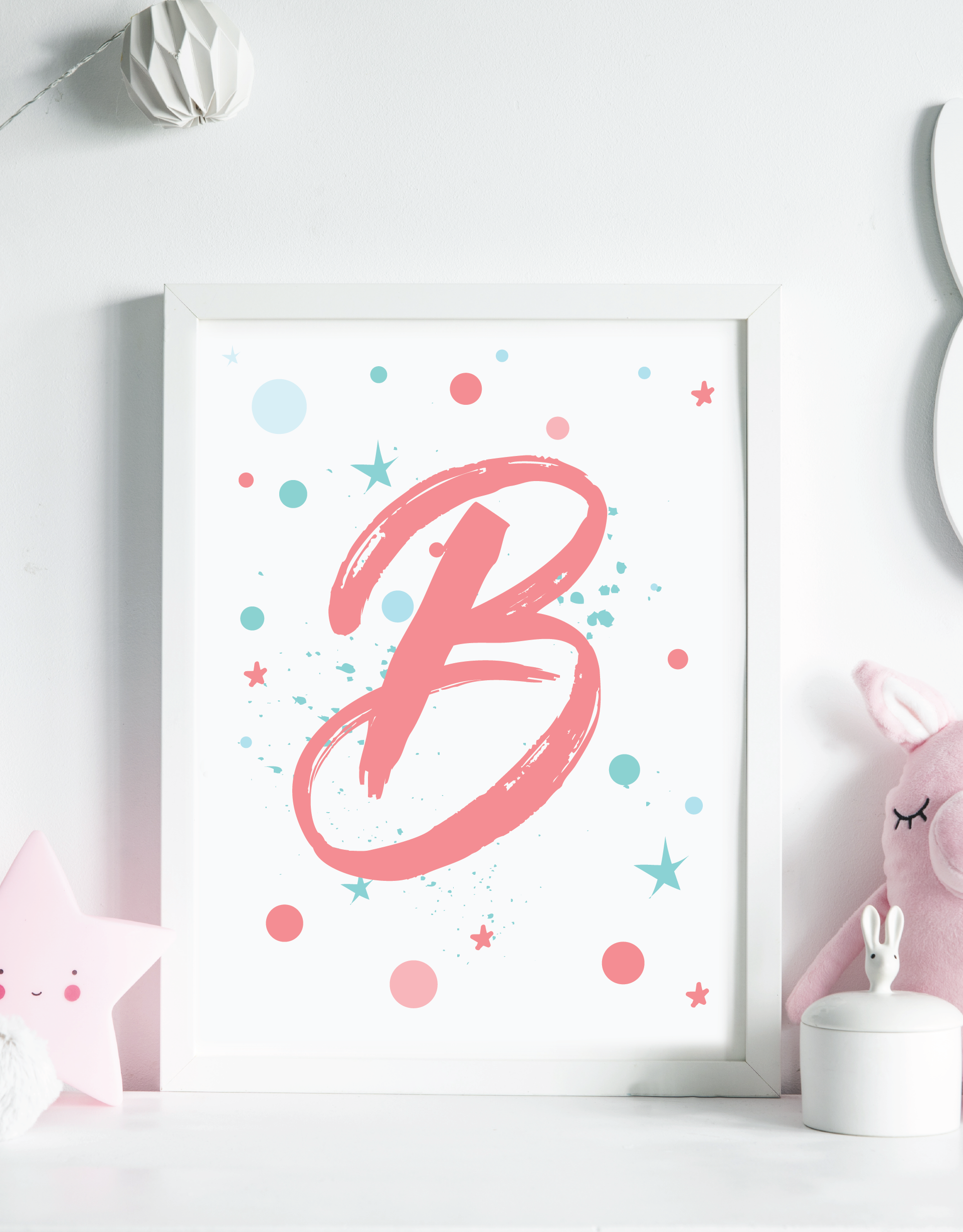 Alphabet Framable Wall Art (27 Pages)
